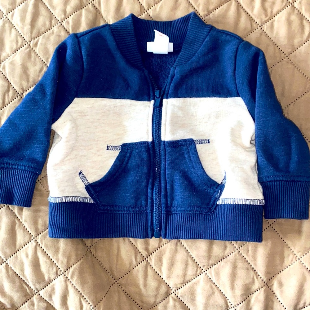 Cat and jack 0-3 month zip up jacket